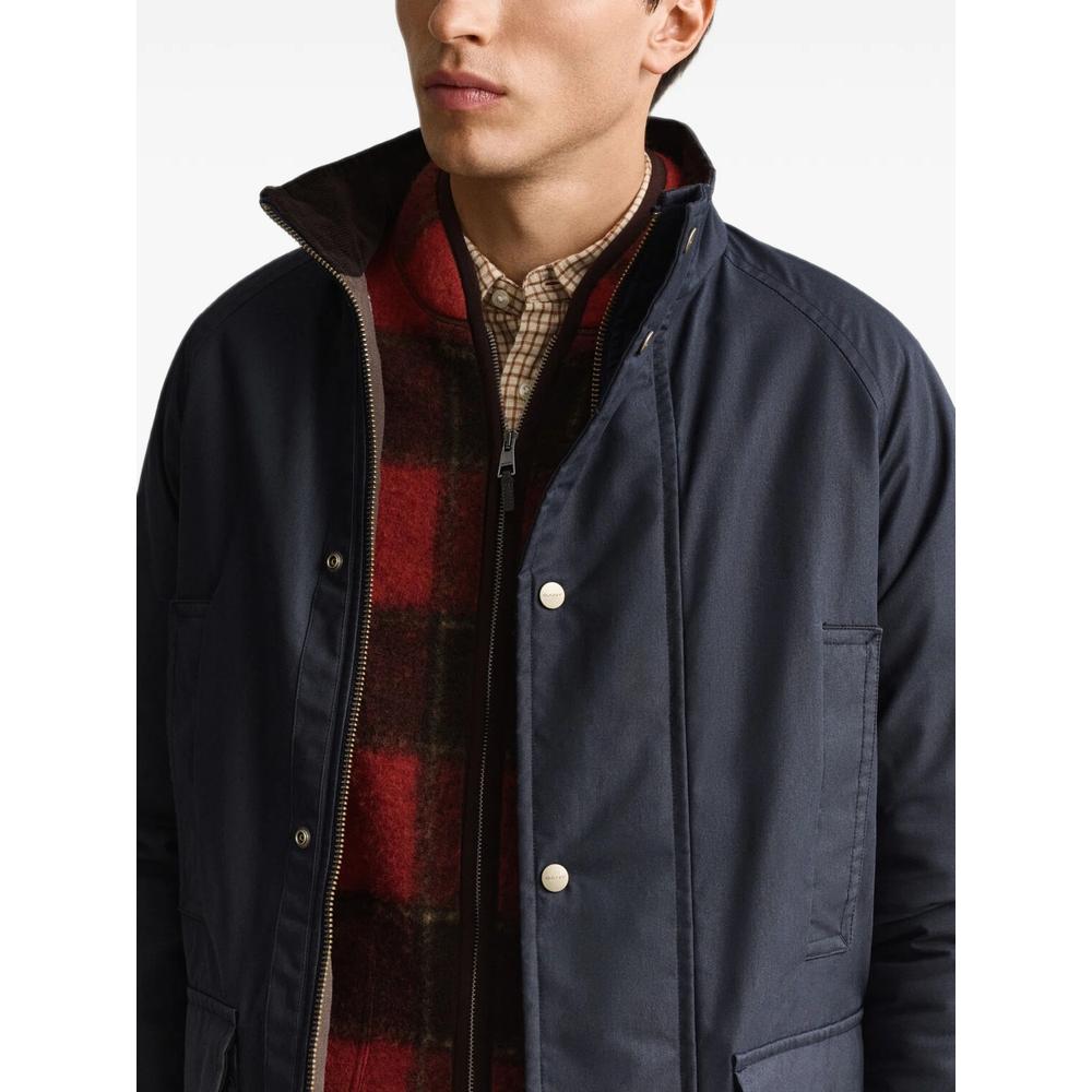 raglan-sleeve corduroy-collar jacket 4