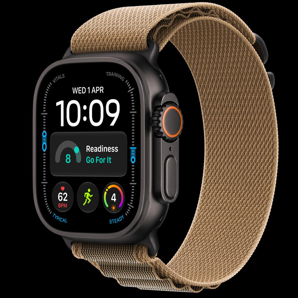 Apple Watch Ultra 4 49 мм, GPS + Cellular, титан, Black, ремешок Desert Alpine Loop 1