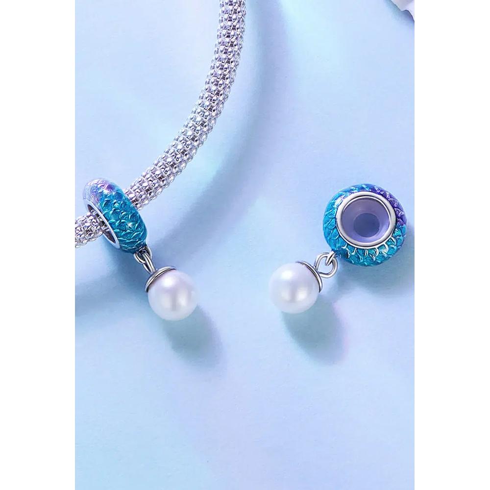Подвеска Solid Silver Pearlescent Mermaid Whispers Charm 4