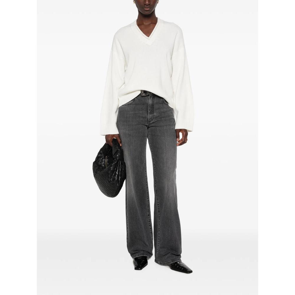 logo-embroidered wide-leg jeans 2