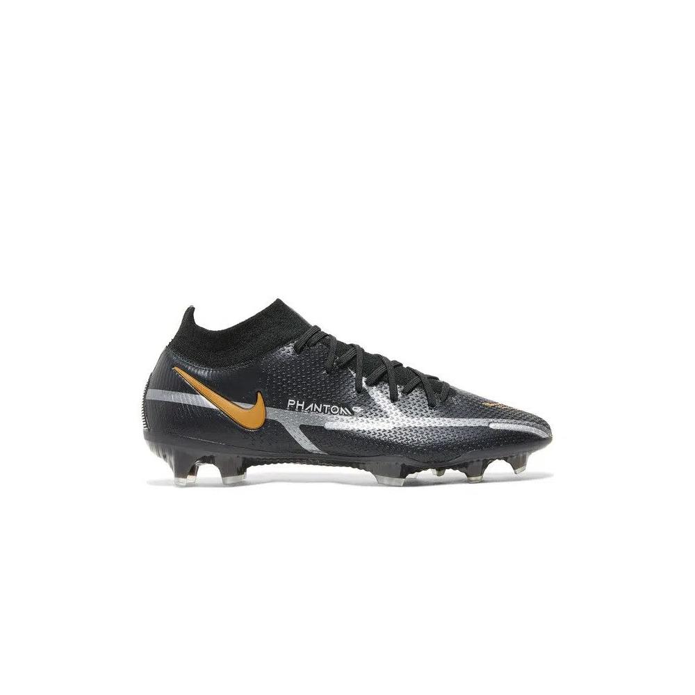 Бутсы Nike Phantom GT2 DF Elite FG 'Black Metallic Gold' 1