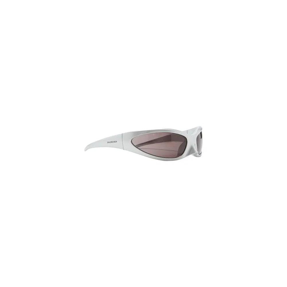 Солнцезащитные очки Balenciaga Cat Oval Frame «Серебристый» 2