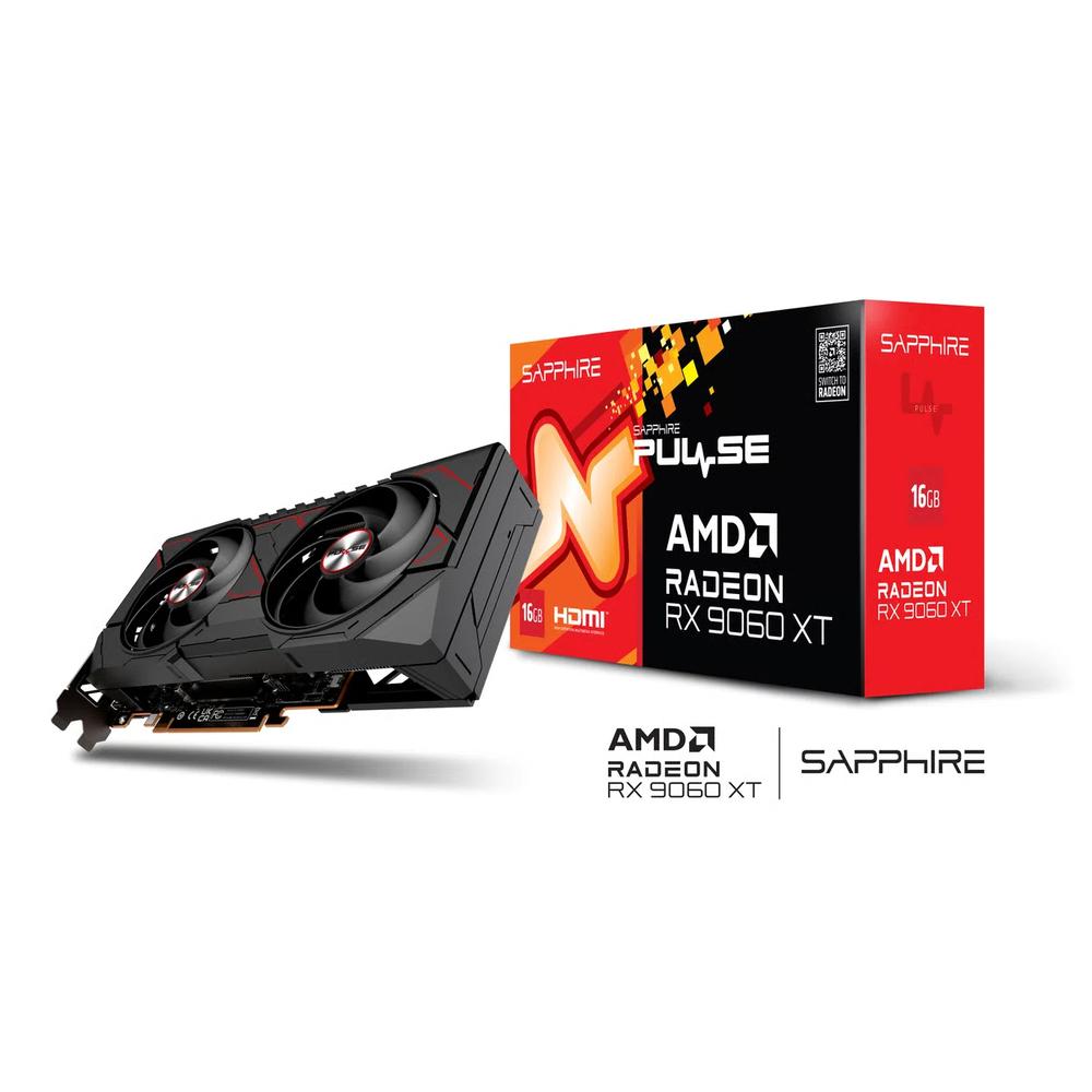 SAPPHIRE PULSE AMD Radeon RX 9060 XT 16GB видеокарта 7