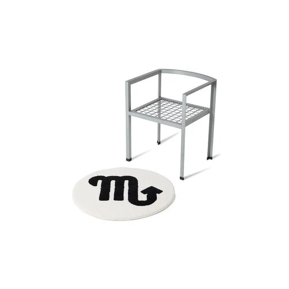 Ковры GOAT x Gallery 1950 Horoscope Scorpio Rug White/Black 2