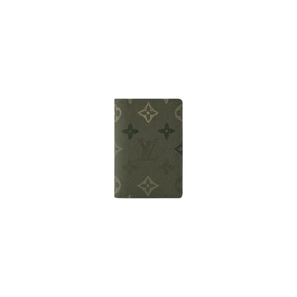 Кошельки Louis Vuitton Pocket Organizer 'Хаки зеленый монограмма канвас' 1