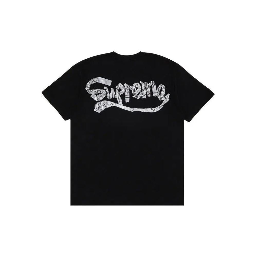 Топы Supreme Tape Tee 'Black' 1