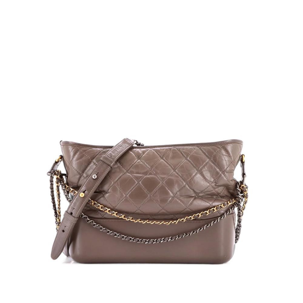 Gabrielle Quilted Aged Calfskin Medium hobo bag 1
