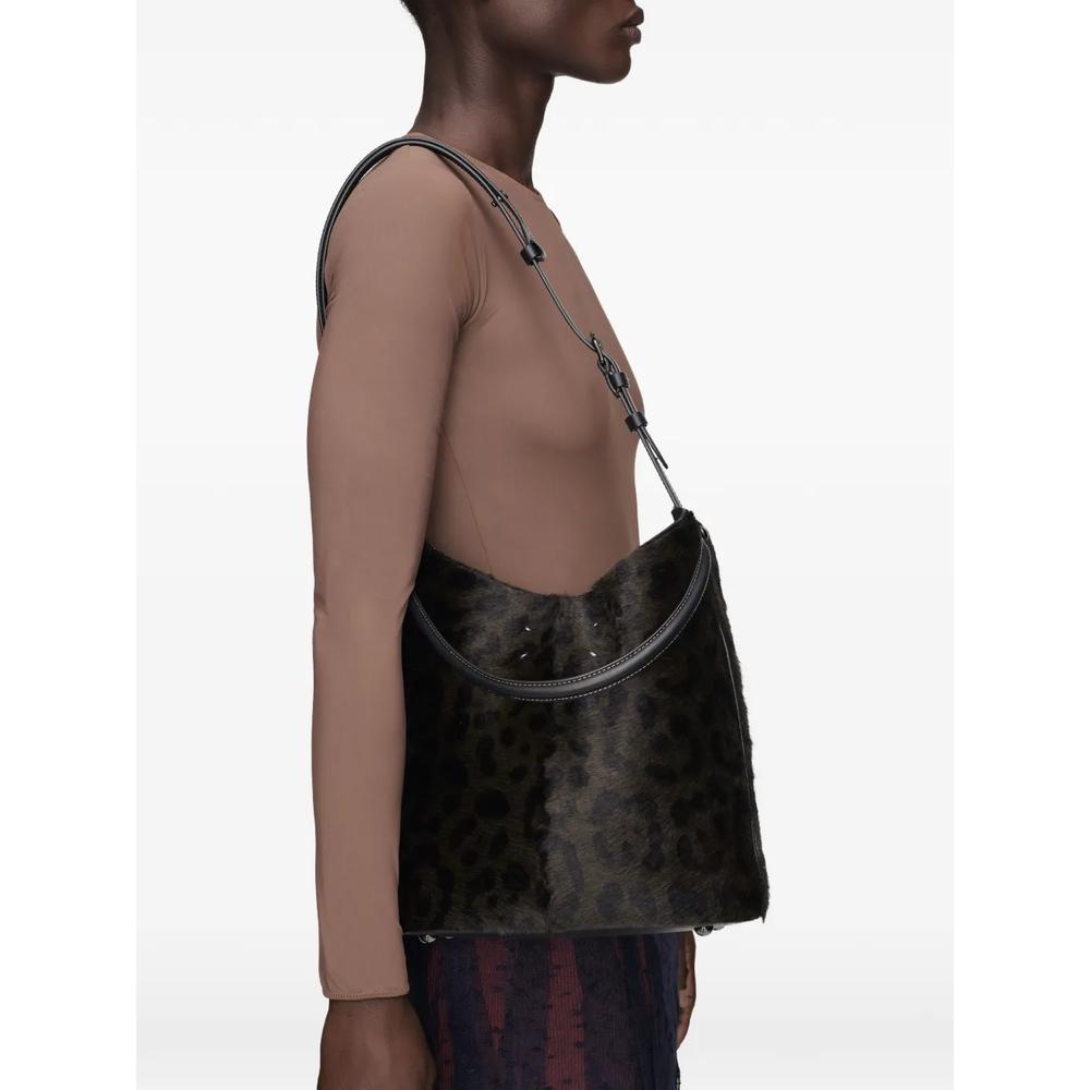 leopard-print calf-hair tote bag 2
