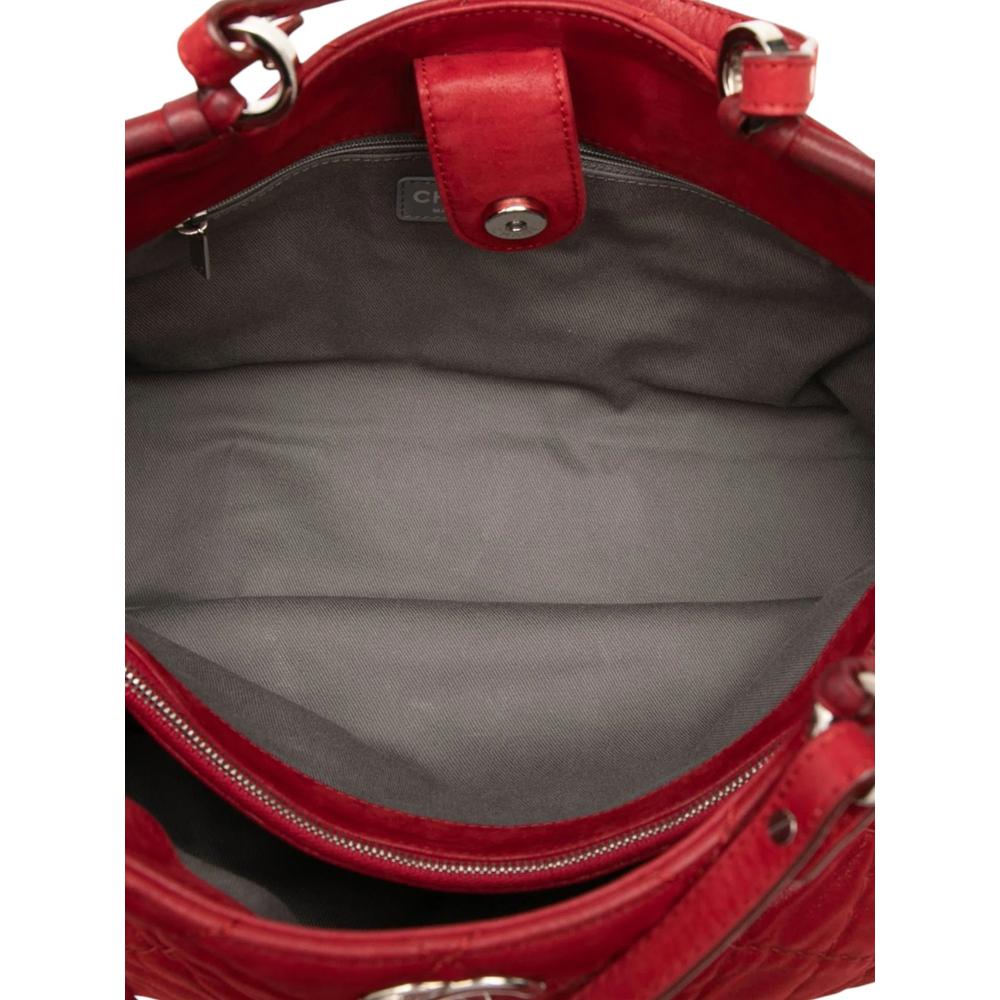 2012 Small Quilted Iridescent Calfskin Sea Hit Tote satchel 5