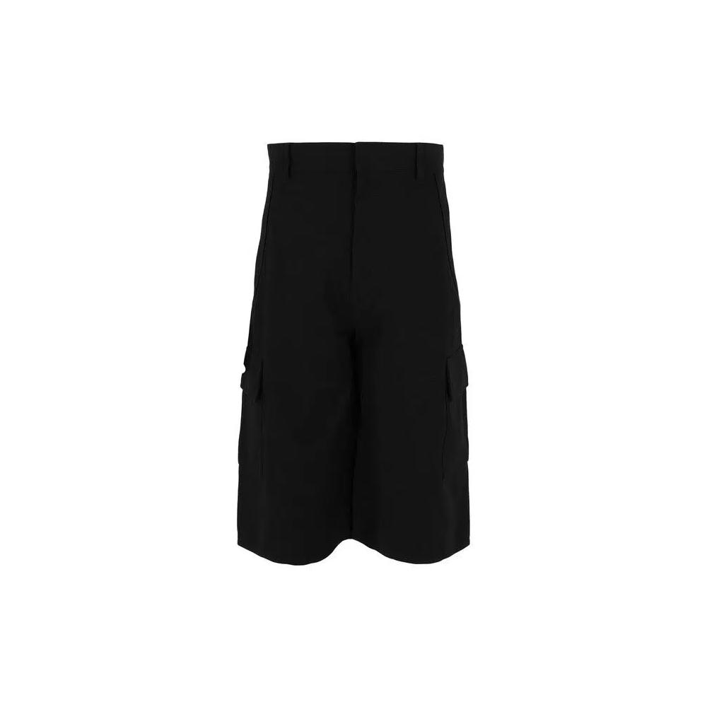 Givenchy Шорты карго с аркой 'Черный' 1