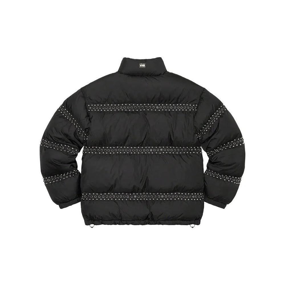 Пуховики Supreme x B.B. Simon Studded Puffer Jacket 'Черный' 2