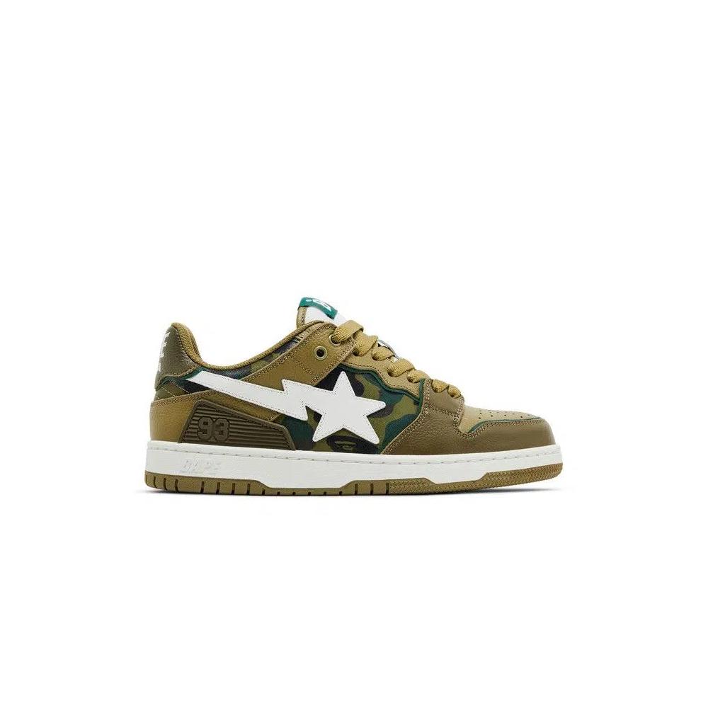 Кроссовки BAPE Sk8 Sta #4 M1 'Olive Drab' 1