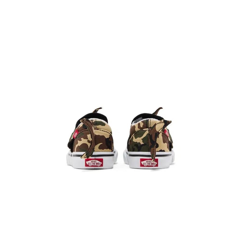 Слипоны Vans Slip-On V Toddler 'Camo Shark' 6