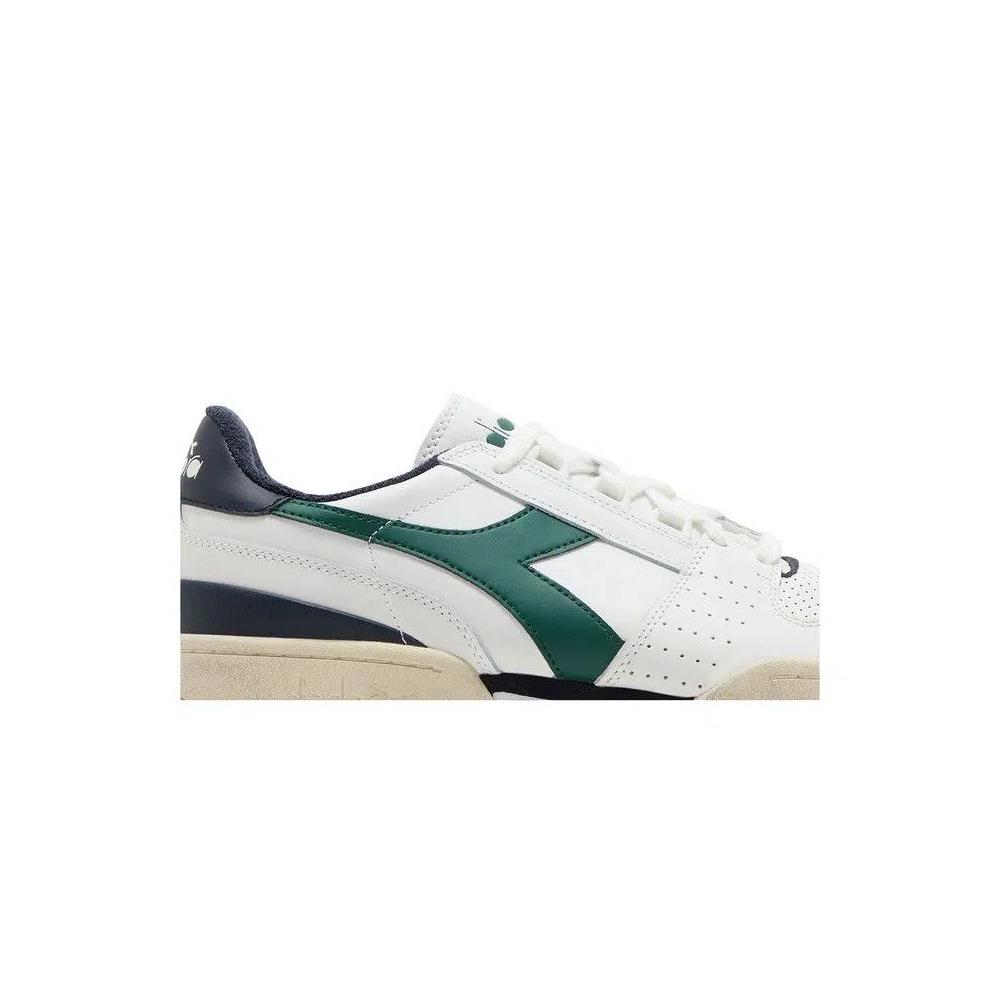 Кроссовки Diadora Davis Leather 'White Emerald Blue' 2