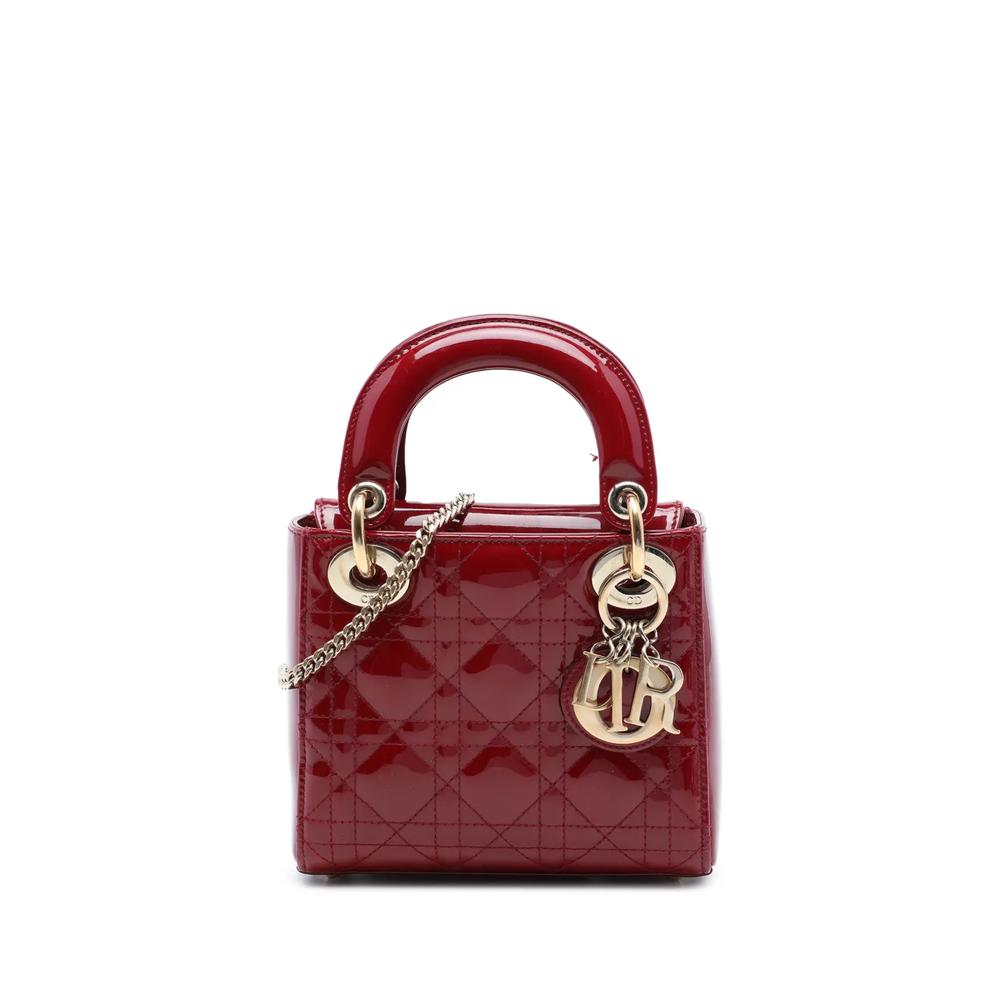 Сумка-сэтчел Mini Patent Cannage Lady Dior (2017 год) 1