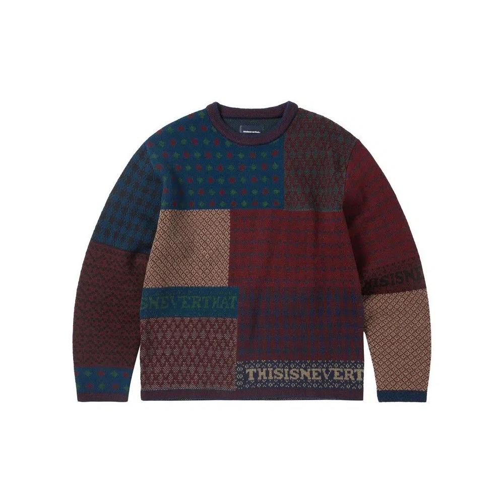 Топы thisisneverthat Block Knit Long-Sleeve 'Multicolor' 1