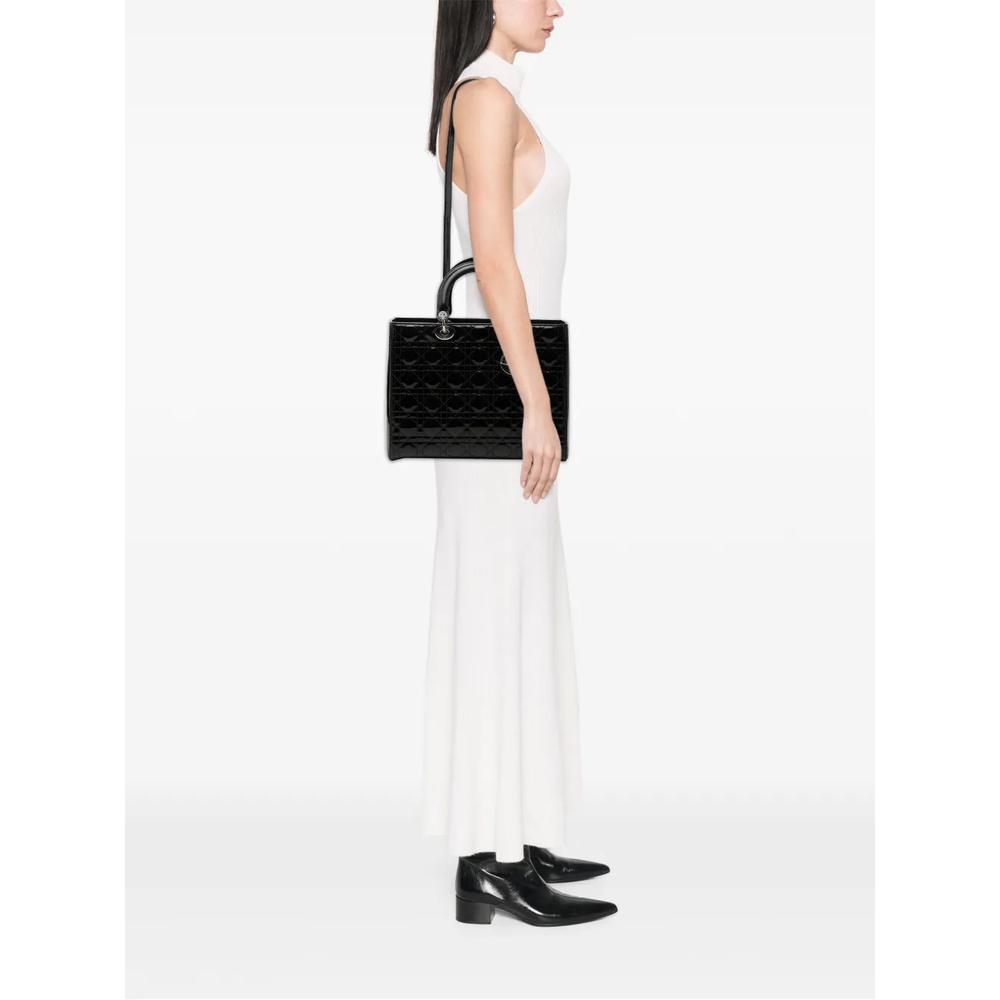 Большая сумка-сэтчел Cannage Lady Dior (2014 год) 2