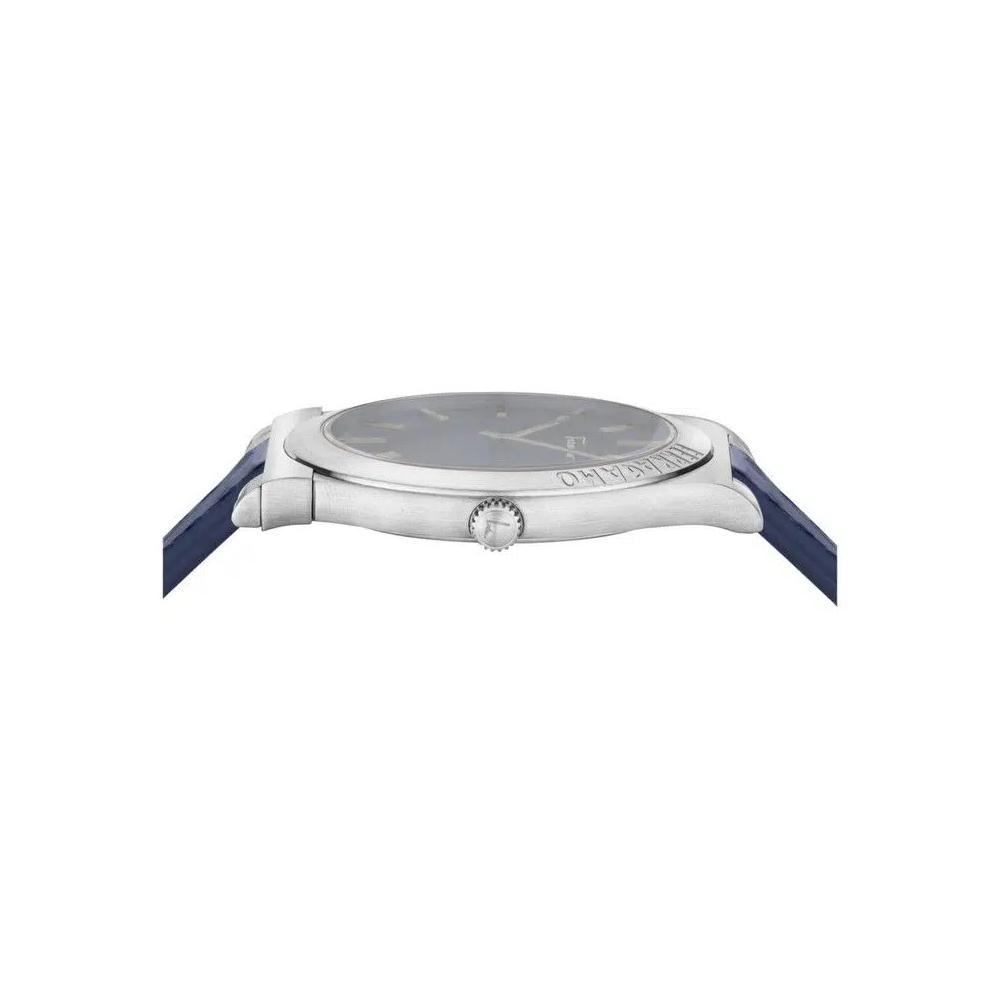 Часы Ferragamo Gancini Leather Watch «Stainless Steel» 2