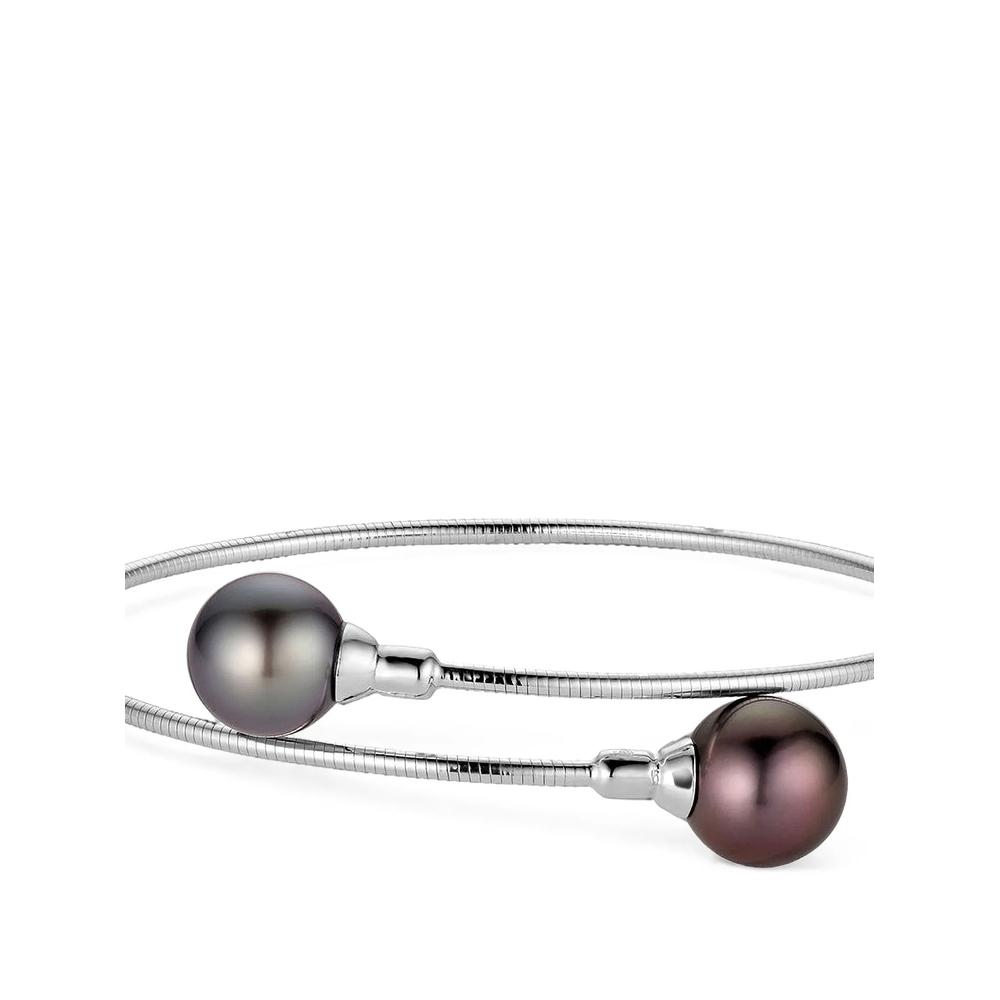 Tahitian pearl wire bangle bracelet 2