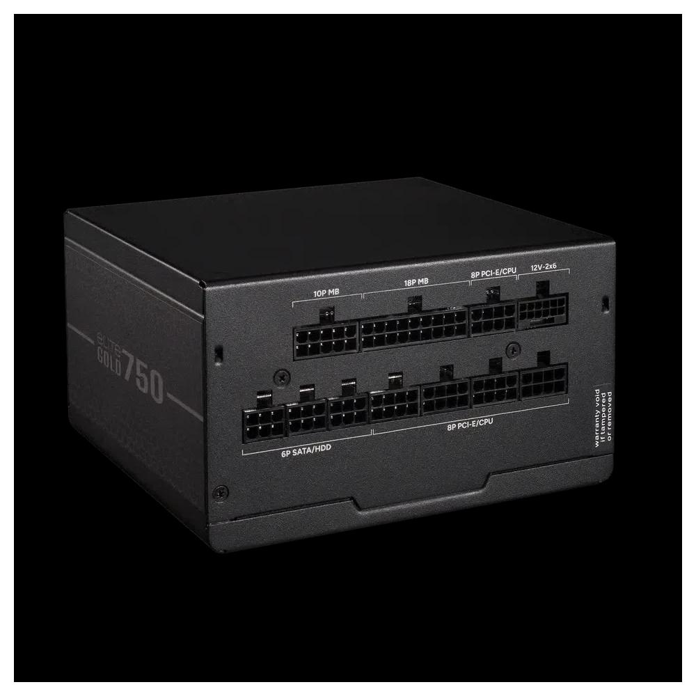 Cooler Master ELITE GOLD 750 750W 80Plus Gold золотой сертификат полностью модульный блок питания 2