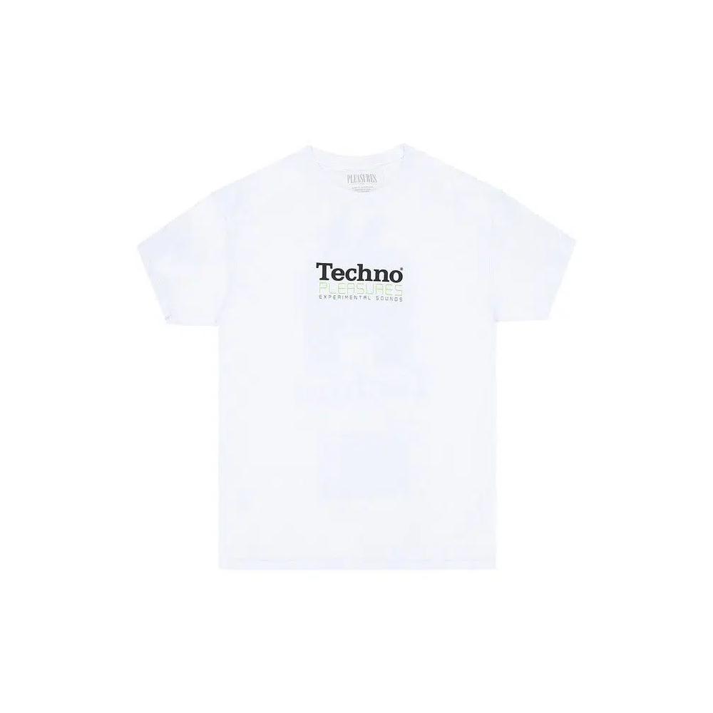 Футболки Pleasures Techno T-Shirt 'White' 1