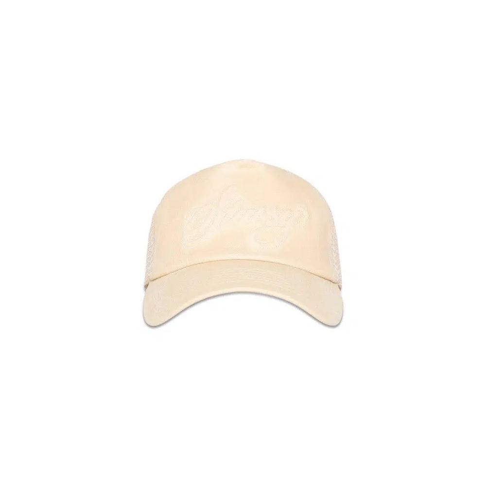Hats Stussy Trucker Cursive Stitch Snapback «Песочный» 1
