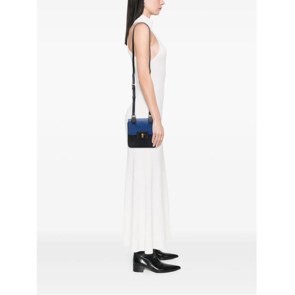 Сумка через плечо Bicolor Saffiano Cuir Flap (2000-2025 годы) 2