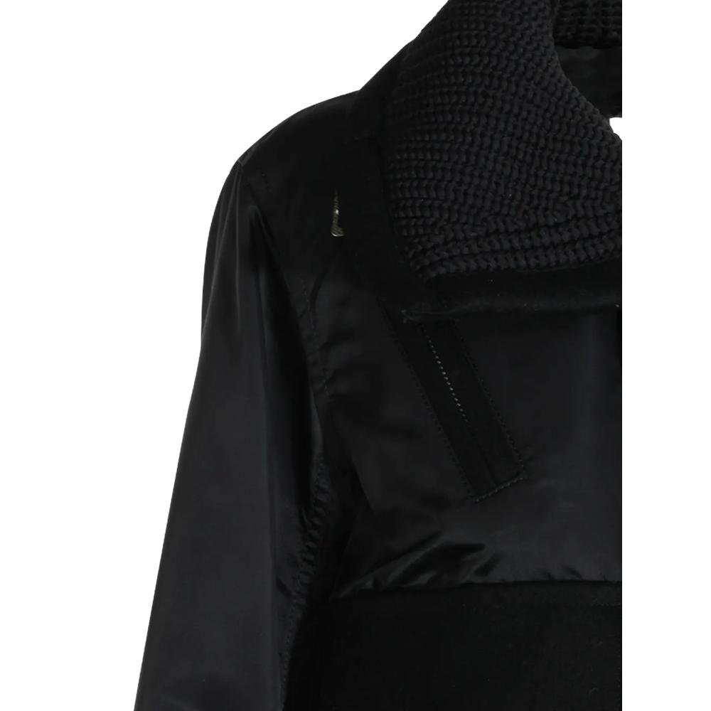 ribbed-knit collar jacket 4