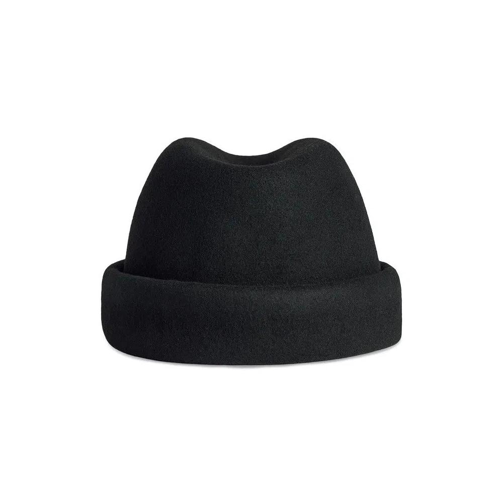 Шапки-бини Balenciaga Felt Beanie «Черный» 3