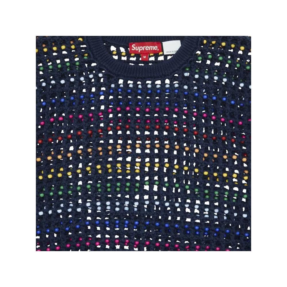 Свитеры Supreme Beaded Sweater Vest 'Темно-синий' 3