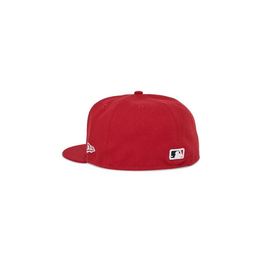 Бейсболка Supreme x MLB Teams Box Logo New Era 'Red - Atlanta' 3