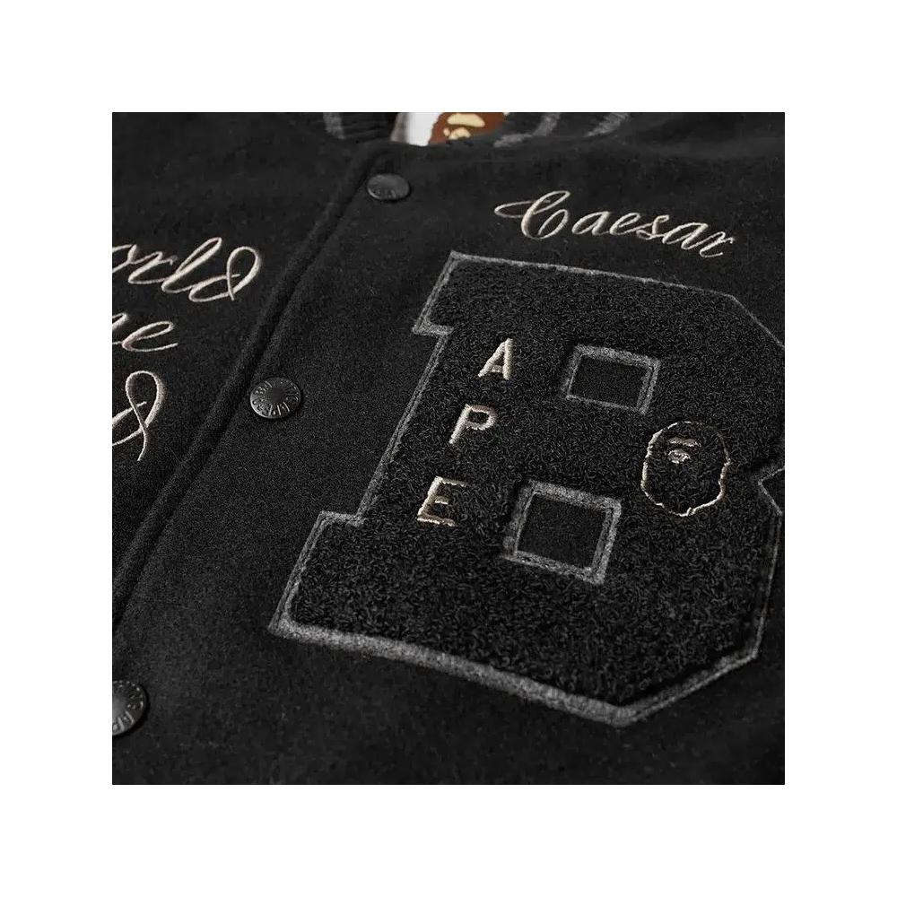 Варсити-куртки BAPE Varsity Jacket 'Black' 3