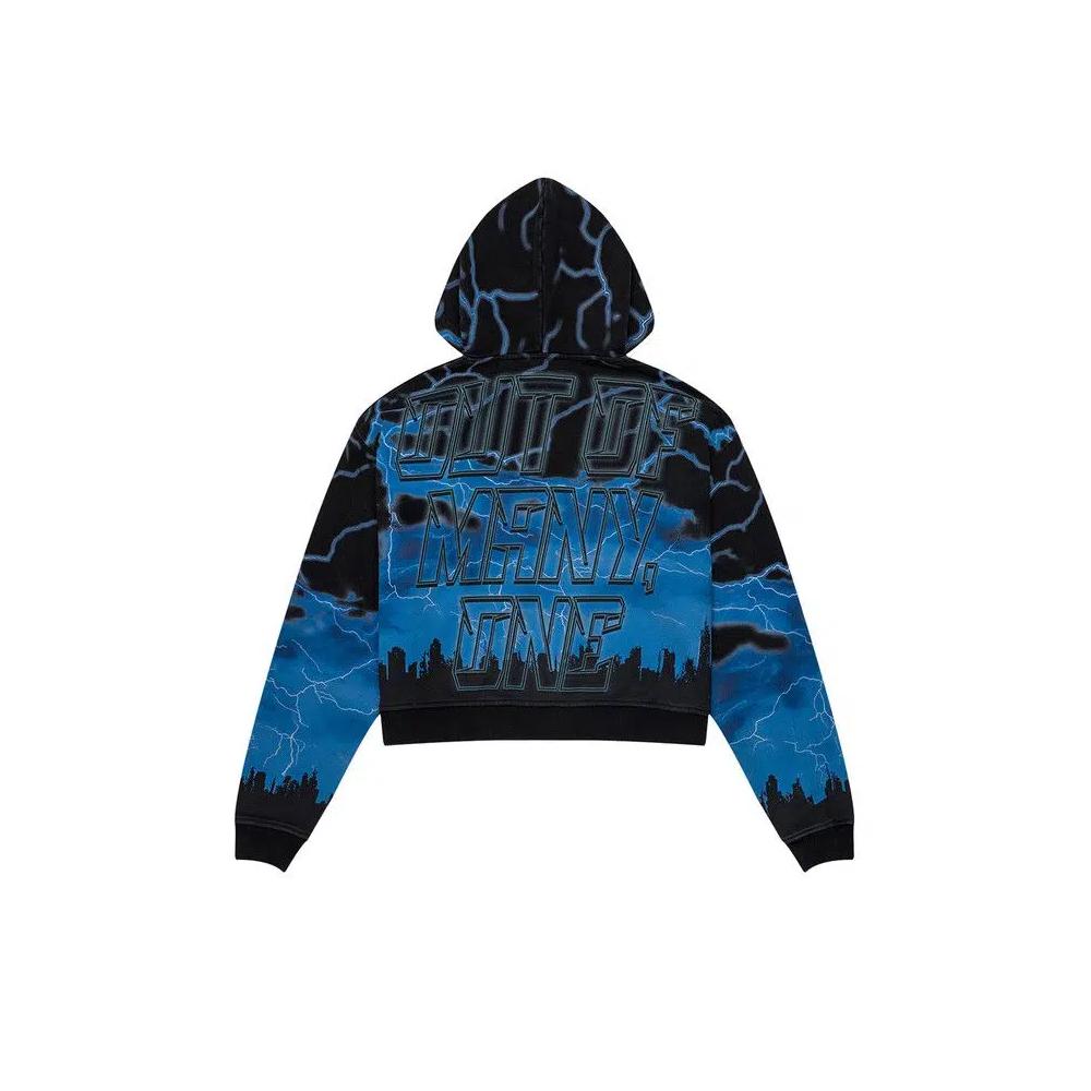 Толстовка на молнии Zip Ups Godspeed Voltage 'Синяя' 2