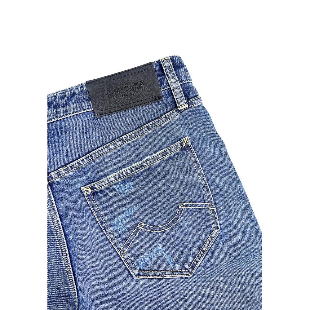 Мужские шорты V57 Artisan Mid Wash Pattern Repaired джинсовые 8