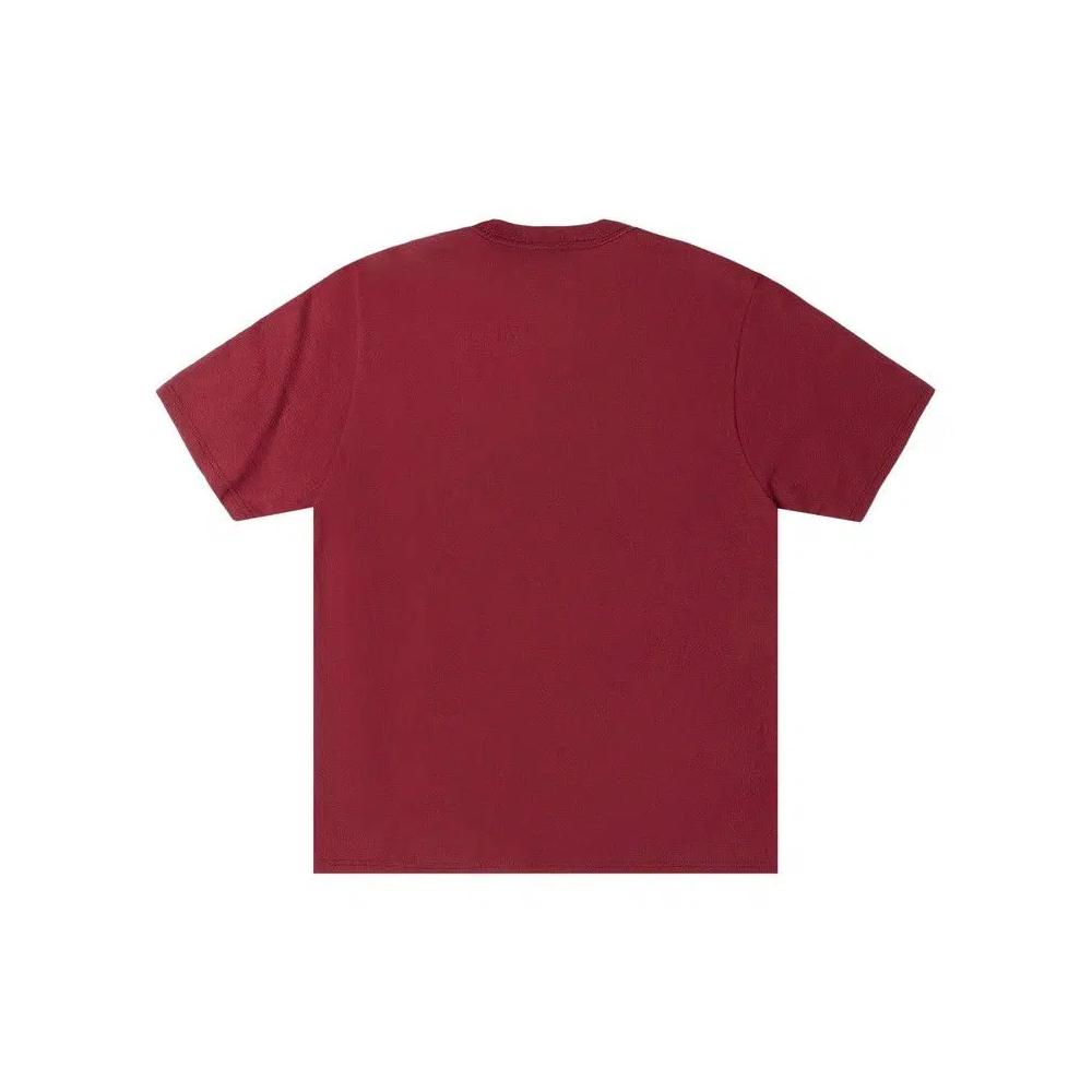 Топы Stussy Personalities Tee 'Бордовый' 2