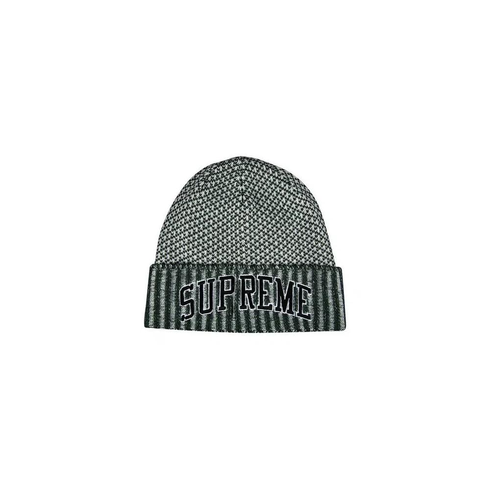 Бини Supreme Fair Isle Beanie 'Тёмно-оливковый' 1