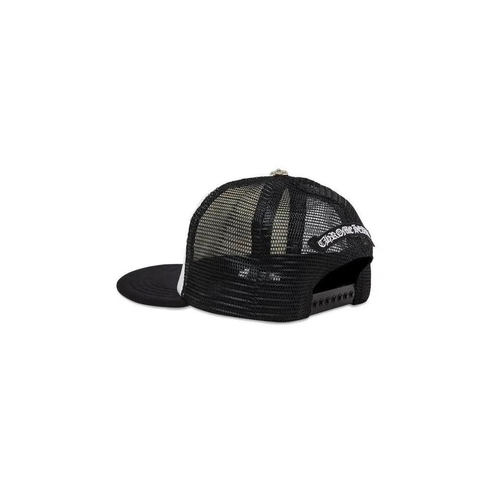 Кепки-тракеры Chrome Hearts Triple Cross Trucker Hat 'Black White' 3