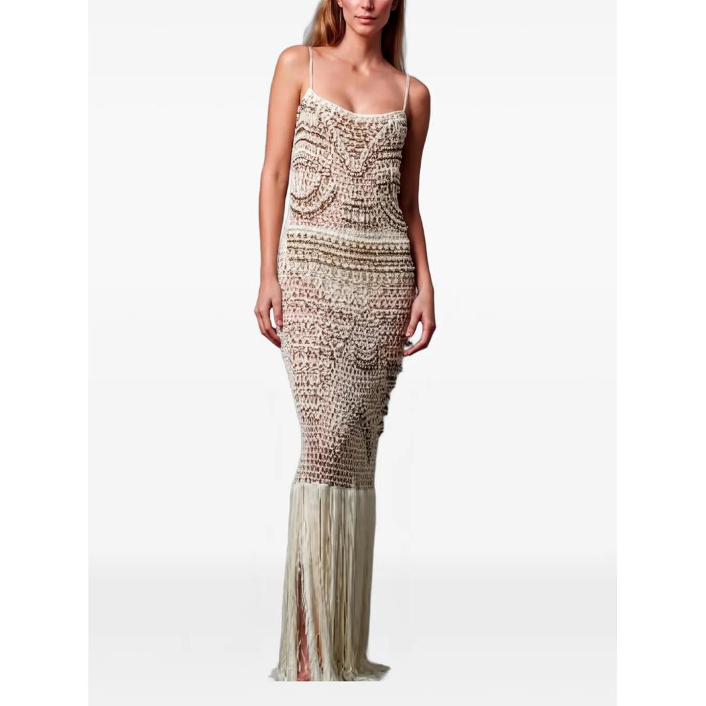 Takara fringed maxi dress 1