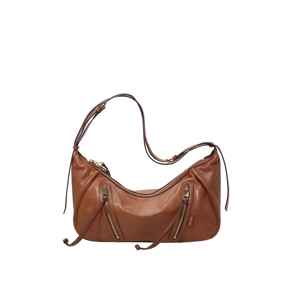 Ursula V11 2-Way Drape Hobo / Crossbody Bag - Карамель 1
