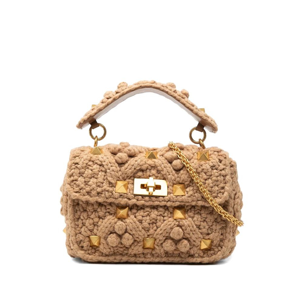 Сумка-сэтчел Knit Roman Stud среднего размера (2018-2026 годы) 1