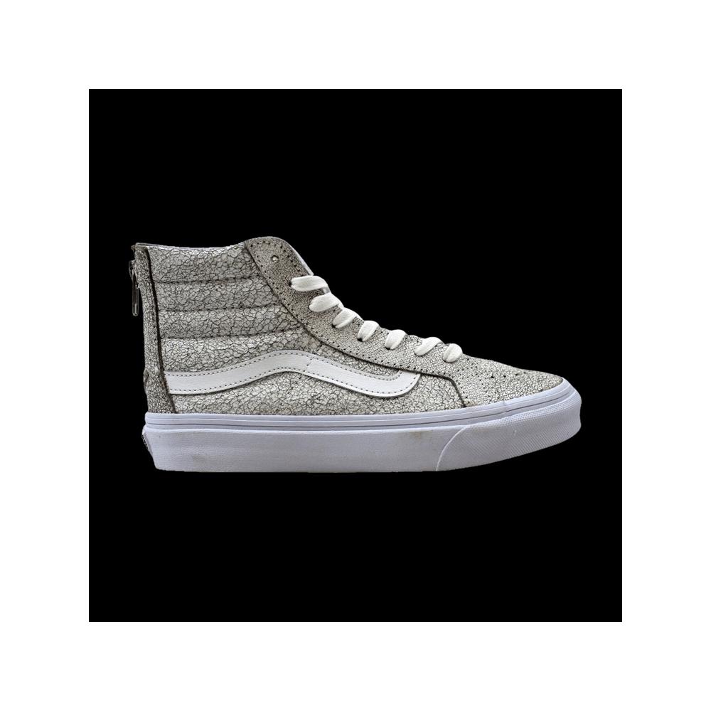 Лайфстайл Vans Sk8-Hi Slim Zip 'White' 1