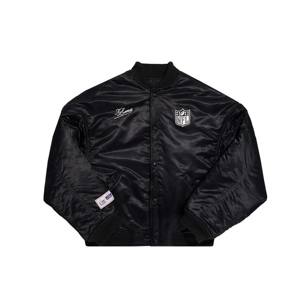 Бомбер Willy Chavarria x Kendrick Lamar x NFL g. National Bomber Jacket «Black» 1