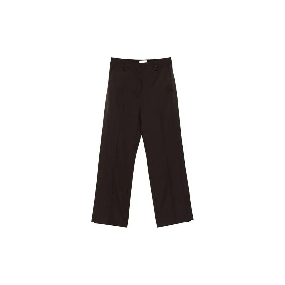 Брюки Off-White Virgin Wool Wide Leg Pants 'Mole' 1