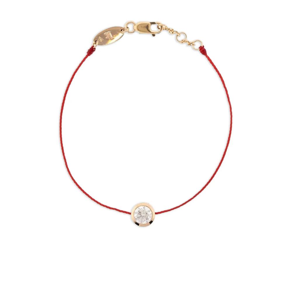 18K rose gold cord bracelet 1