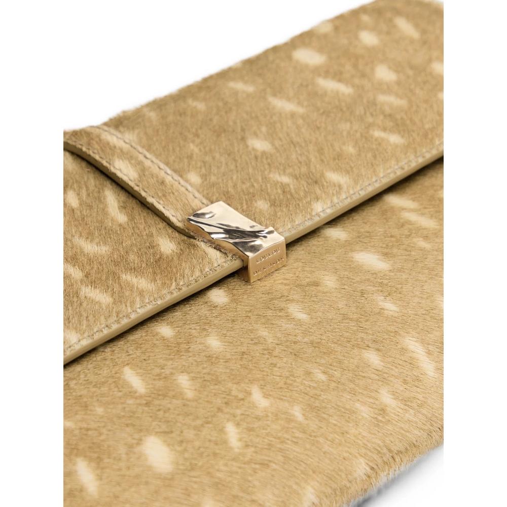 Piper deer-print clutch bag 5