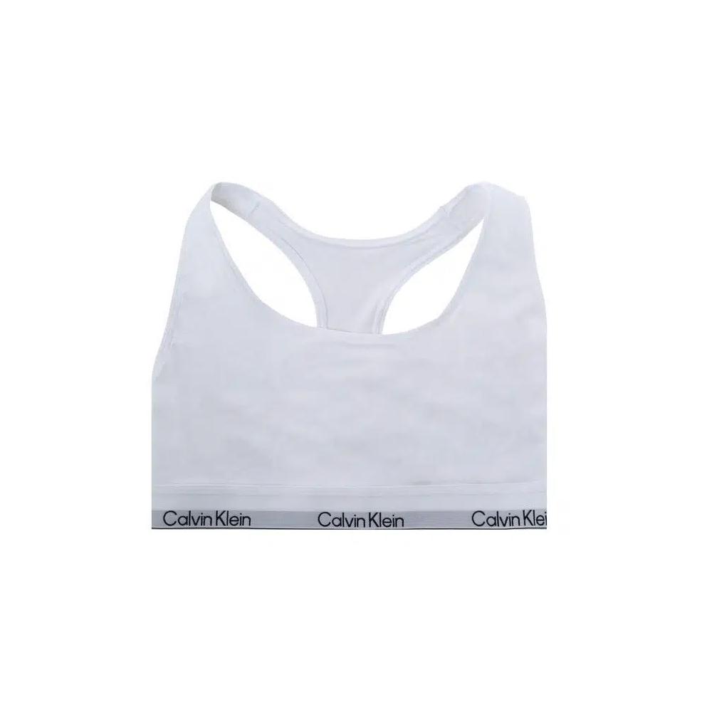 Бюстгальтер Calvin Klein Unlined Bralette «White» 1