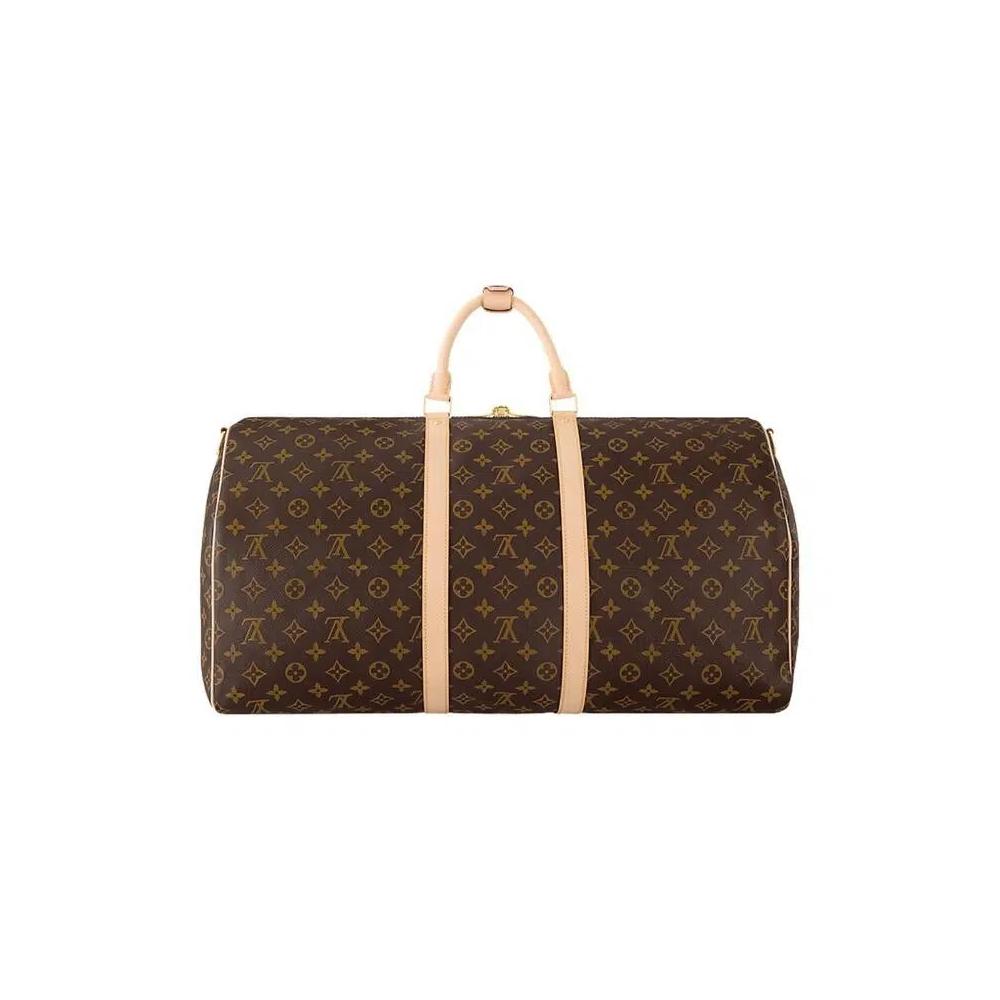 Сумки дорожные Louis Vuitton Keepall Bandoulière 55 'Brown Monogram Canvas' 2