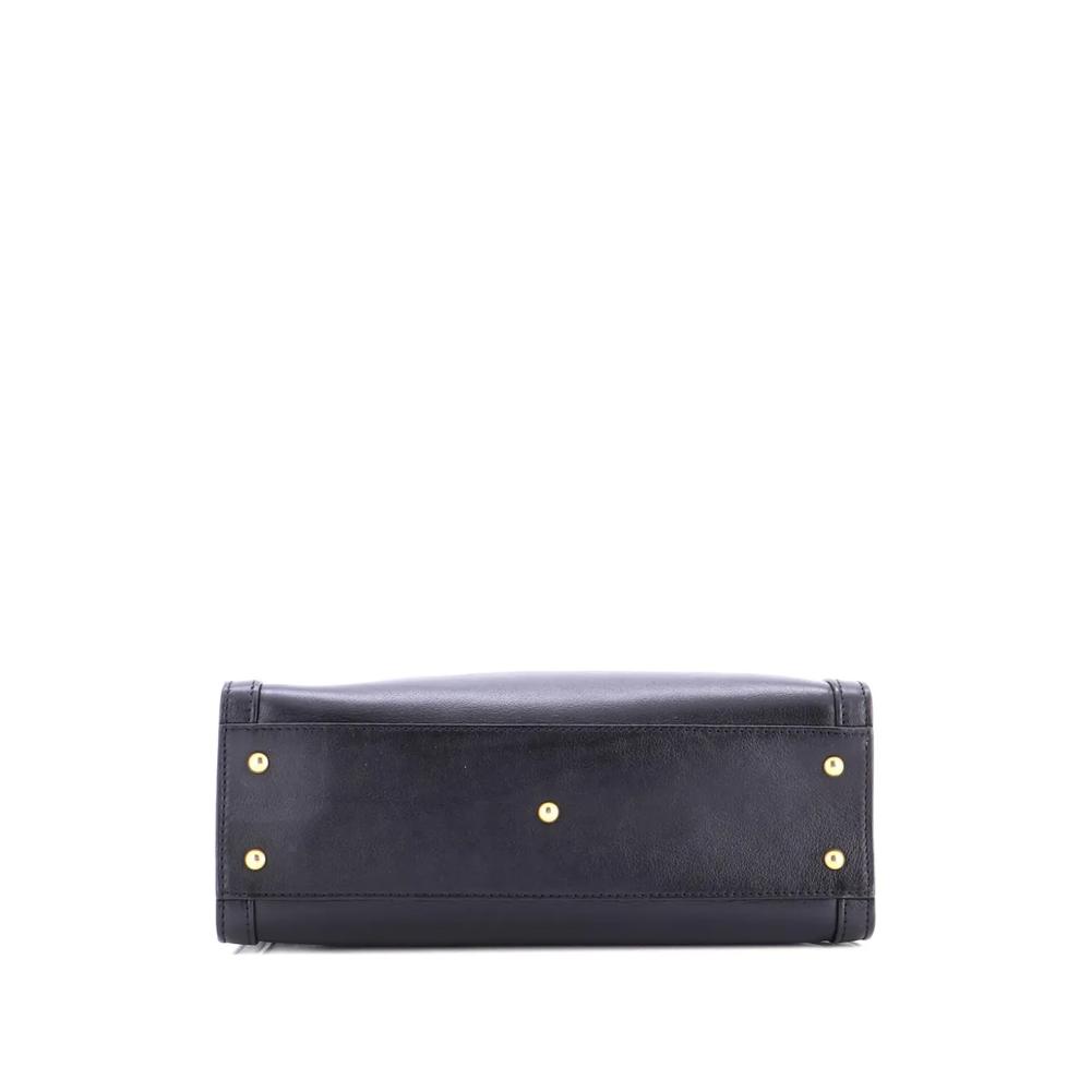 Diana NM Bamboo Handle Leather Small tote bag 2