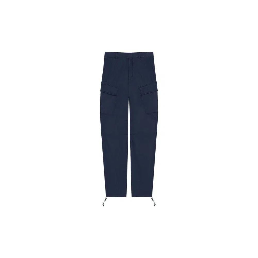 Брюки Givenchy Incrusted Pockets Knee Dart Pants 'Oil Blue' 1