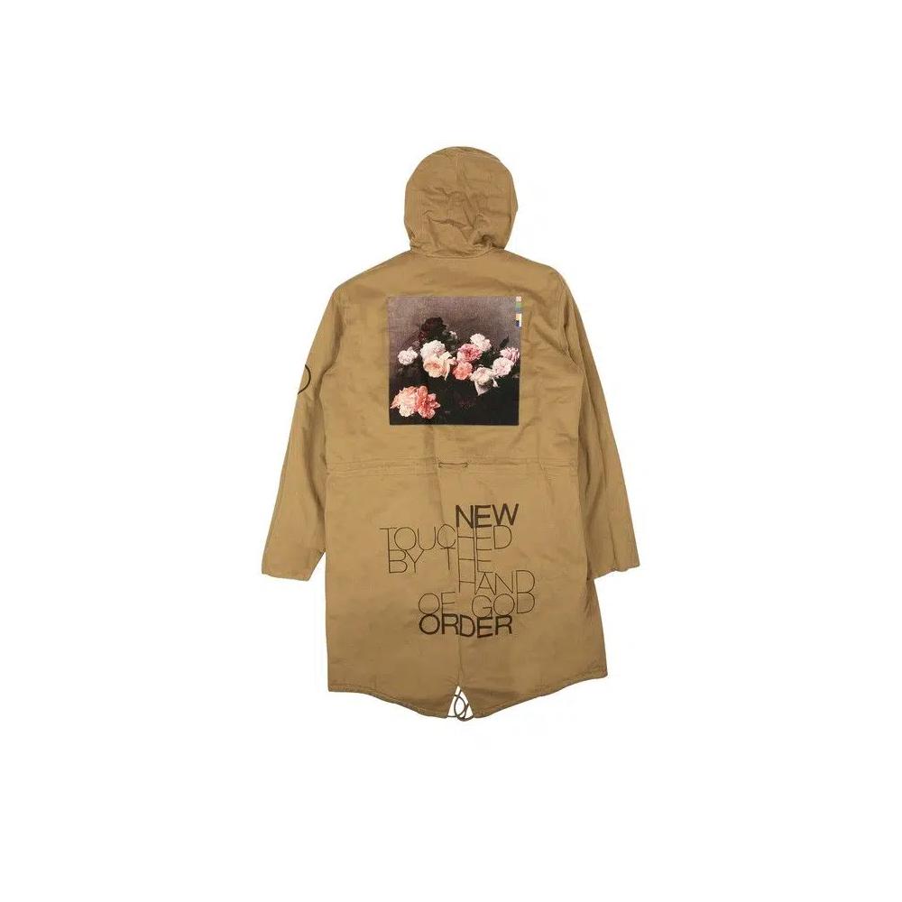 Парки Raf Simons Redux Handpainted Parka With Badge 'Camel' 2